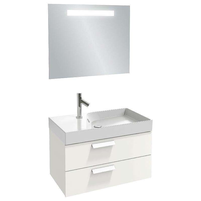 Тумба под раковину Jacob Delafon Rythmik 80 EB1303-G1C подвесная Белая глянцевая, купить, цена, заказать, магазин, доставка, скидка, промокод, купить, цена, заказать, магазин, доставка, скидка, промокод