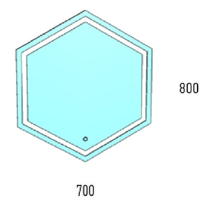 Зеркало Corozo Теор 70 SD-00000922 с подсветкой с сенсорным выключателем, купить, цена, заказать, магазин, доставка, скидка, промокод, купить, цена, заказать, магазин, доставка, скидка, промокод