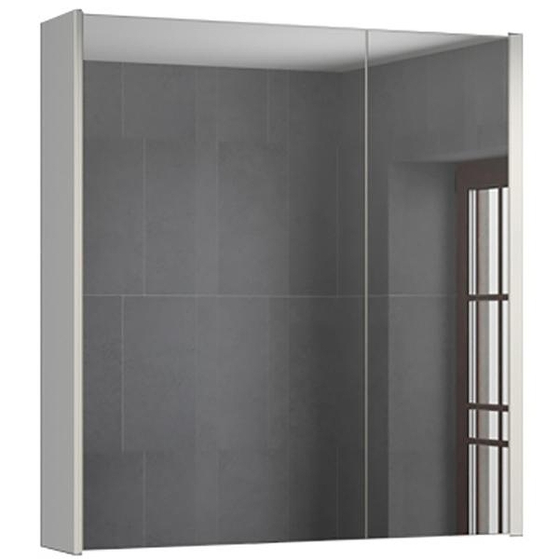 Зеркальный шкаф Comforty Женева 75 00004137096 Дуб белый, купить, цена, заказать, магазин, доставка, скидка, промокод, купить, цена, заказать, магазин, доставка, скидка, промокод