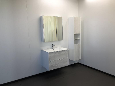 Зеркальный шкаф Comforty Женева 75 00004137096 Дуб белый