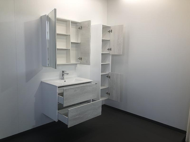 Зеркальный шкаф Comforty Женева 75 00004137096 Дуб белый, купить, цена, заказать, магазин, доставка, скидка, промокод, купить, цена, заказать, магазин, доставка, скидка, промокод