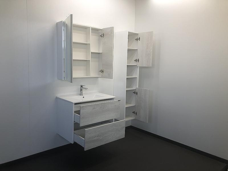 Зеркальный шкаф Comforty Женева 75 00004137096 Дуб белый, купить, цена, заказать, магазин, доставка, скидка, промокод, купить, цена, заказать, магазин, доставка, скидка, промокод