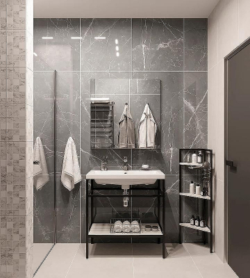 Зеркало DIWO Смоленск 80 ВП02 Черное