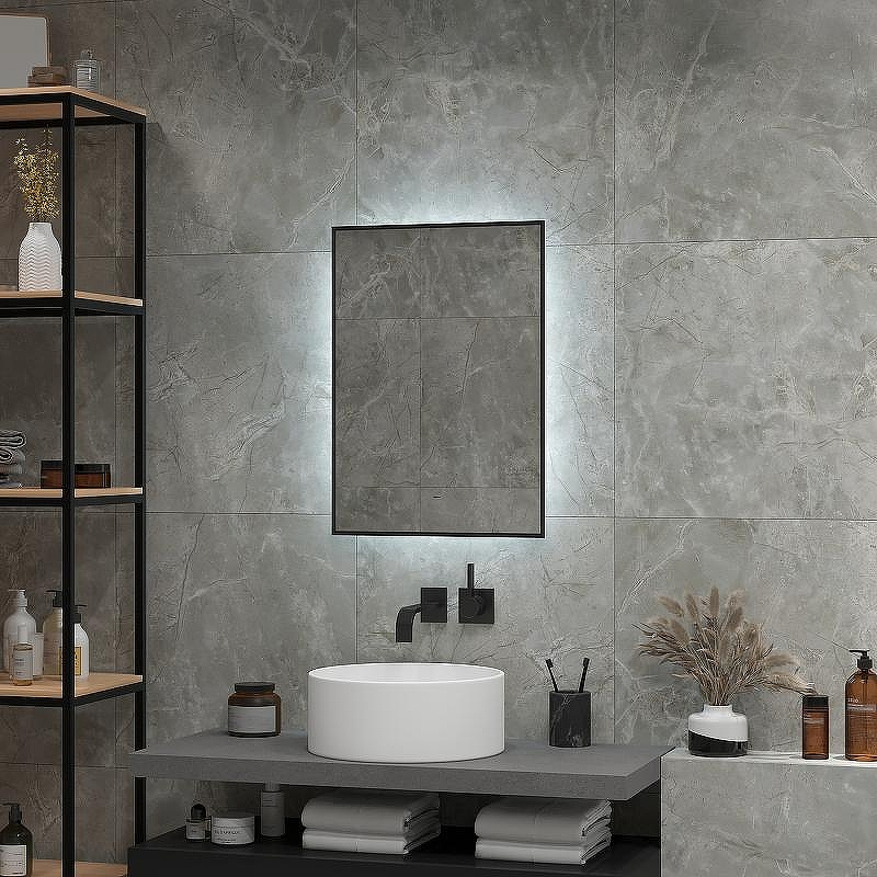 Зеркало Континент Amer 600х700 ЗЛП1537 с подсветкой с бесконтактным выключателем, купить, цена, заказать, магазин, доставка, скидка, промокод, купить, цена, заказать, магазин, доставка, скидка, промокод