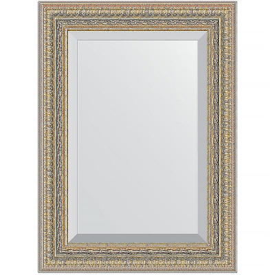 Зеркало Evoform Exclusive 75х55 BY 1224 с фацетом в багетной раме - Сусальное золото 80