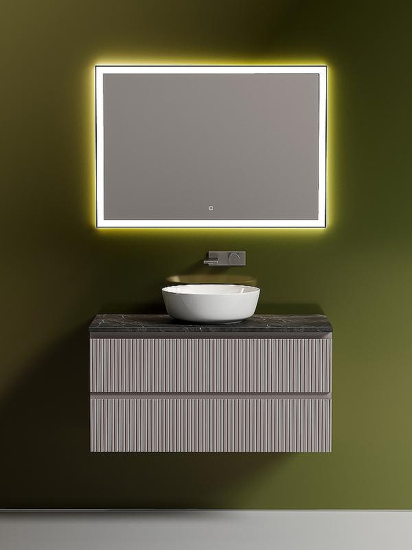 Тумба под раковину Sancos Snob T 100 SNT100SM подвесная Doha Soft, купить, цена, заказать, магазин, доставка, скидка, промокод, купить, цена, заказать, магазин, доставка, скидка, промокод