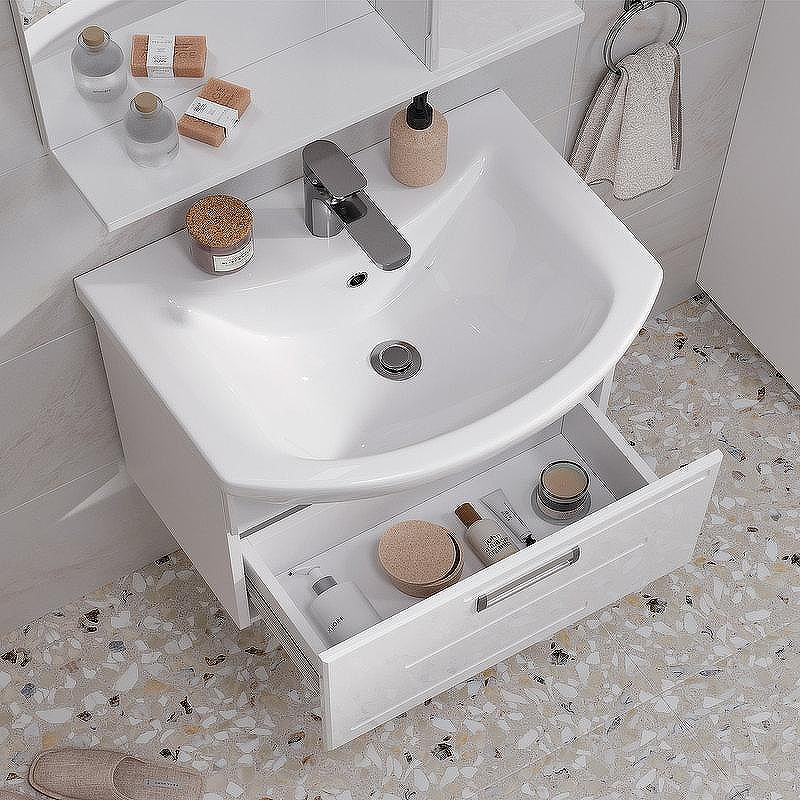 Тумба под раковину Volna Joli 60.1Y tpJOLI60.1Y-01 подвесная Белая, купить, цена, заказать, магазин, доставка, скидка, промокод, купить, цена, заказать, магазин, доставка, скидка, промокод