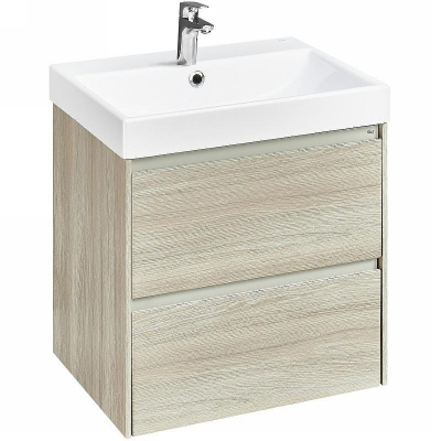 Тумба под раковину Roca Ona 60 A857613512 подвесная Светлый дуб