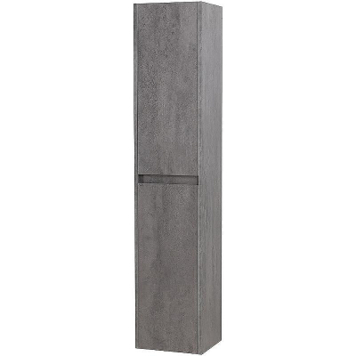 Шкаф пенал BelBagno Kraft 33 L KRAFT-1600-2A-SC-CG-L подвесной Cemento Grigio