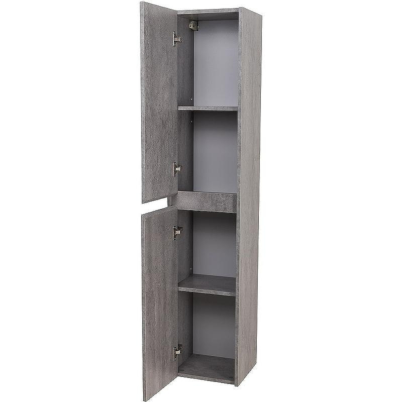 Шкаф пенал BelBagno Kraft 33 L KRAFT-1600-2A-SC-CG-L подвесной Cemento Grigio, купить, цена, заказать, магазин, доставка, скидка, промокод, купить, цена, заказать, магазин, доставка, скидка, промокод