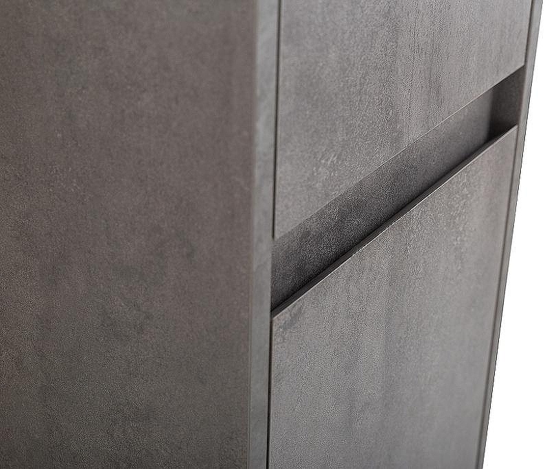 Шкаф пенал BelBagno Kraft 33 L KRAFT-1600-2A-SC-CG-L подвесной Cemento Grigio, купить, цена, заказать, магазин, доставка, скидка, промокод, купить, цена, заказать, магазин, доставка, скидка, промокод