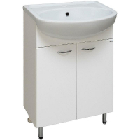 Тумба под раковину Runo Уют 55 00000000066 Белая, купить, цена, заказать, магазин, доставка, скидка, промокод, купить, цена, заказать, магазин, доставка, скидка, промокод
