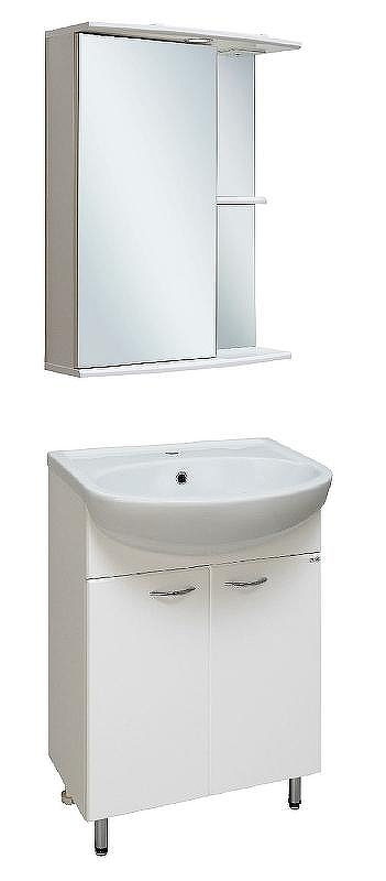 Тумба под раковину Runo Уют 55 00000000066 Белая, купить, цена, заказать, магазин, доставка, скидка, промокод, купить, цена, заказать, магазин, доставка, скидка, промокод