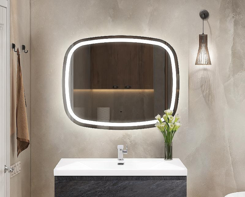 Зеркало Cezares Molveno 110 CZR-SPC-MOLVENO-1100-800-MOV с подсветкой с сенсорным выключателем и датчиком движения, купить, цена, заказать, магазин, доставка, скидка, промокод, купить, цена, заказать, магазин, доставка, скидка, промокод