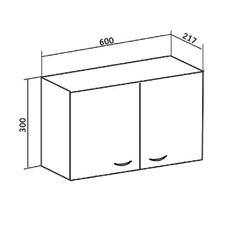 Подвесной шкаф Runo Рондо 60 00000001089 Белый, купить, цена, заказать, магазин, доставка, скидка, промокод, купить, цена, заказать, магазин, доставка, скидка, промокод