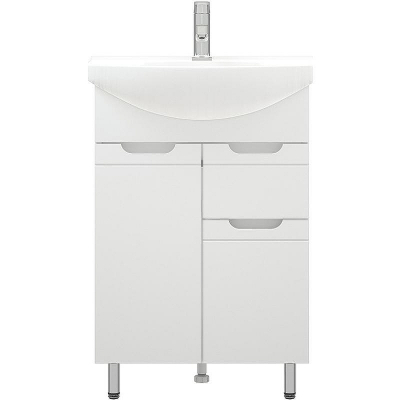 Тумба под раковину Corozo Лея 60 Z1 SD-00001491 Белая