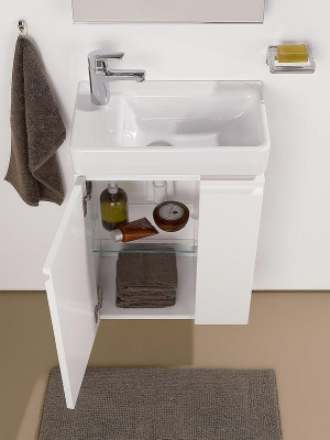 Тумба под раковину Laufen Pro 48 L 4.8300.1.095.479.1 подвесная Светлый дуб