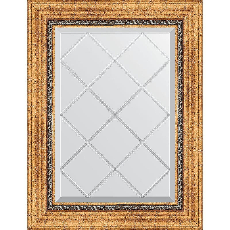 Зеркало Evoform Exclusive-G 74х56 BY 4017 с гравировкой в багетной раме - Римское золото 88, купить, цена, заказать, магазин, доставка, скидка, промокод, купить, цена, заказать, магазин, доставка, скидка, промокод