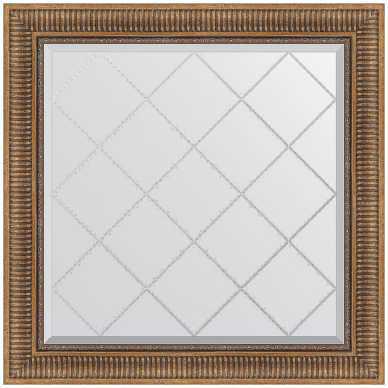 Зеркало Evoform Exclusive-G 87х87 BY 4326 с гравировкой в багетной раме - Бронзовый акведук 93, купить, цена, заказать, магазин, доставка, скидка, промокод, купить, цена, заказать, магазин, доставка, скидка, промокод