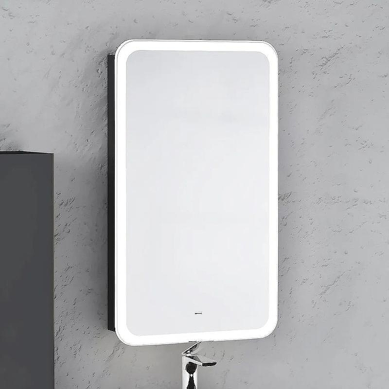 Зеркальный шкаф Raval Morelle 60 Mrl.03.60/A/RL с подсветкой Антрацит, купить, цена, заказать, магазин, доставка, скидка, промокод, купить, цена, заказать, магазин, доставка, скидка, промокод