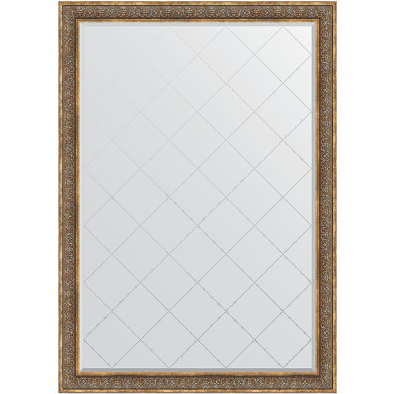 Зеркало Evoform Exclusive-G 189х134 BY 4507 с гравировкой в багетной раме - Вензель бронзовый 101, купить, цена, заказать, магазин, доставка, скидка, промокод, купить, цена, заказать, магазин, доставка, скидка, промокод