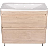 Тумба под раковину Style Line Атлантика 100 Люкс Plus ЛС-00000682 Ясень перламутр, купить, цена, заказать, магазин, доставка, скидка, промокод, купить, цена, заказать, магазин, доставка, скидка, промокод