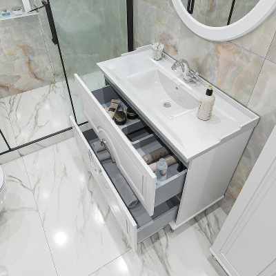 Тумба под раковину Caprigo Valletta 100 35319-SF027 Белая матовая