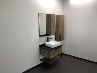 Зеркало со шкафом Comforty Кельн 75 00004149061 Дуб темный