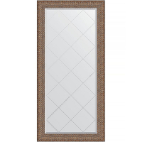 Зеркало Evoform Exclusive-G 159х77 BY 4559 с гравировкой в багетной раме - Медная кольчуга 88, купить, цена, заказать, магазин, доставка, скидка, промокод, купить, цена, заказать, магазин, доставка, скидка, промокод