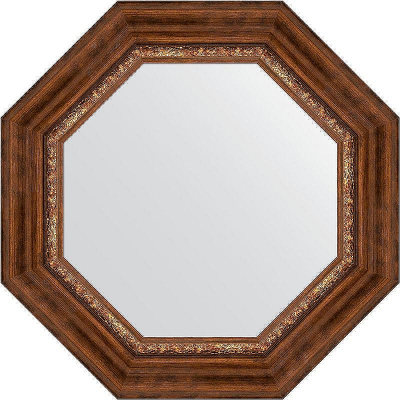 Зеркало Evoform Octagon 57х57 BY 3790 в багетной раме - Римская бронза 88