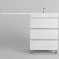 Тумба под раковину Style Line Даллас Леон 120 Люкс Plus СС-00002439 Белая, купить, цена, заказать, магазин, доставка, скидка, промокод, купить, цена, заказать, магазин, доставка, скидка, промокод