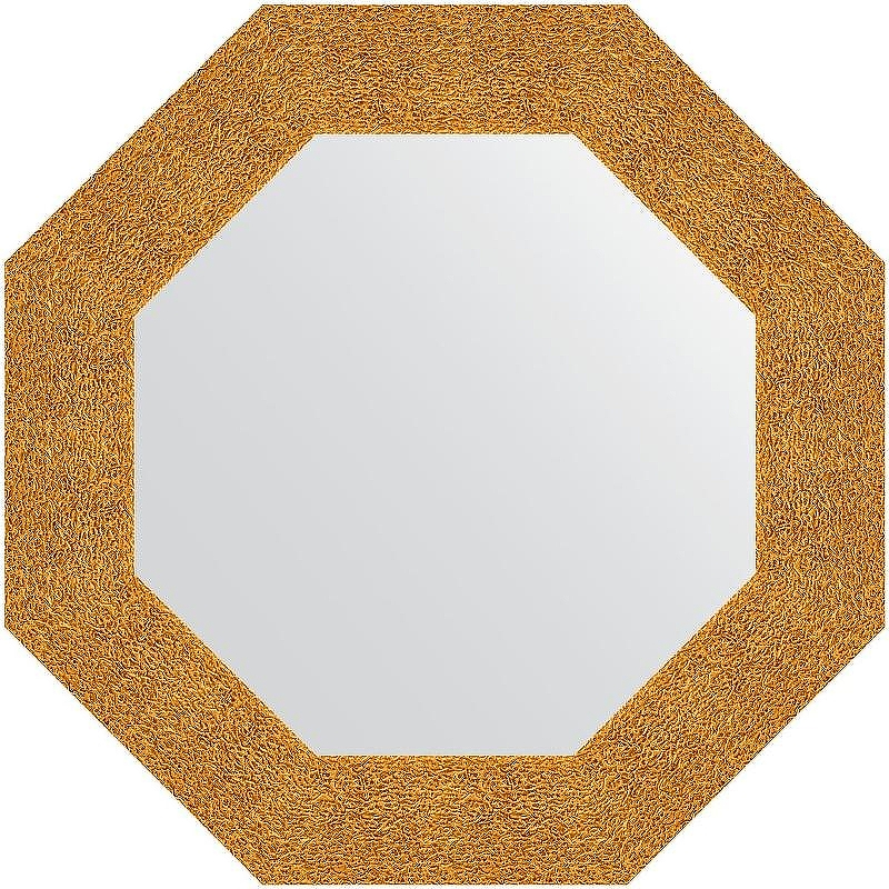 Зеркало Evoform Octagon 61х61 BY 7350 в багетной раме - Чеканка золотая 90, купить, цена, заказать, магазин, доставка, скидка, промокод, купить, цена, заказать, магазин, доставка, скидка, промокод