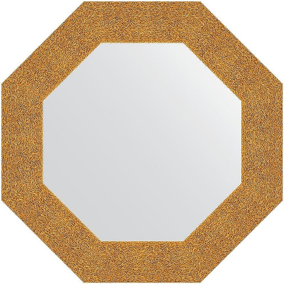 Зеркало Evoform Octagon 61х61 BY 7350 в багетной раме - Чеканка золотая 90