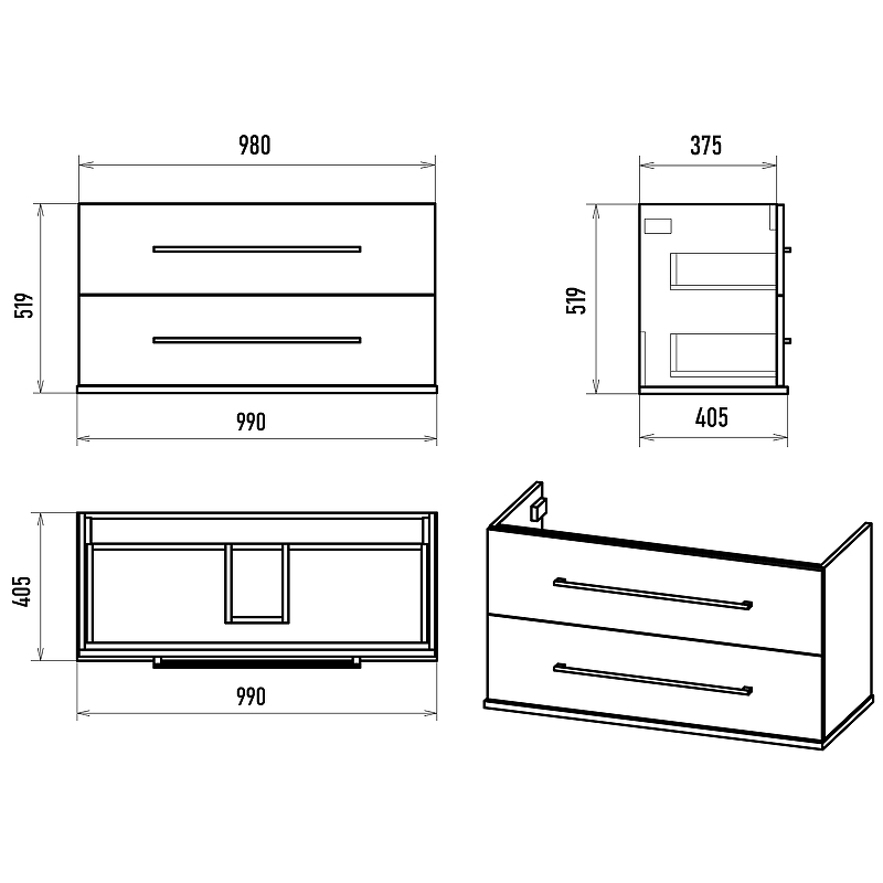 Тумба с раковиной Misty Модерн 100 УТ000024630 подвесная Белая матовая, купить, цена, заказать, магазин, доставка, скидка, промокод, купить, цена, заказать, магазин, доставка, скидка, промокод