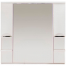Зеркало со шкафом Misty София 100 П-Соф02100-011Св с подсветкой Белое глянцевое, купить, цена, заказать, магазин, доставка, скидка, промокод, купить, цена, заказать, магазин, доставка, скидка, промокод