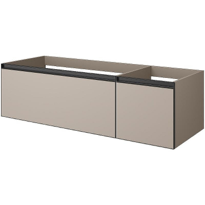 Тумба под раковину Boheme Armadi Art Quatro 2 140 790-M2-140-D-A подвесная Daphne профиль Антрацит