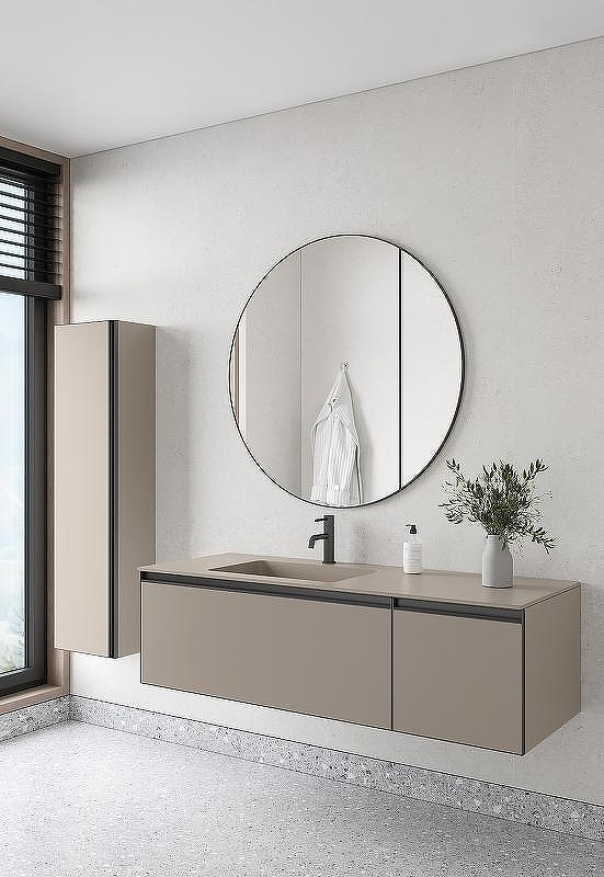 Тумба под раковину Boheme Armadi Art Quatro 2 140 790-M2-140-D-A подвесная Daphne профиль Антрацит, купить, цена, заказать, магазин, доставка, скидка, промокод, купить, цена, заказать, магазин, доставка, скидка, промокод