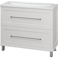 Тумба с раковиной Misty Марта 100 УТ000013290 Белая, купить, цена, заказать, магазин, доставка, скидка, промокод, купить, цена, заказать, магазин, доставка, скидка, промокод