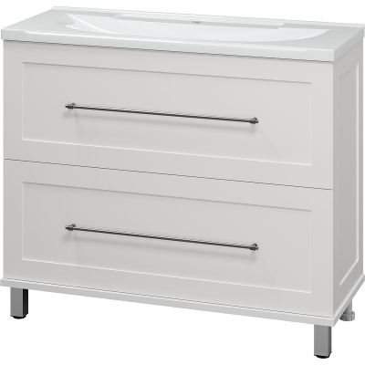 Тумба с раковиной Misty Марта 100 УТ000013290 Белая