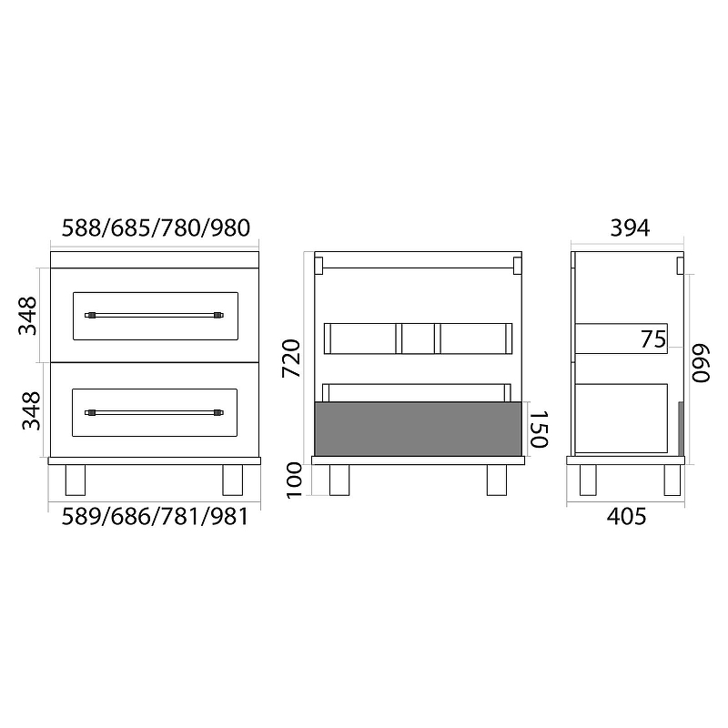 Тумба с раковиной Misty Марта 100 УТ000013290 Белая, купить, цена, заказать, магазин, доставка, скидка, промокод, купить, цена, заказать, магазин, доставка, скидка, промокод