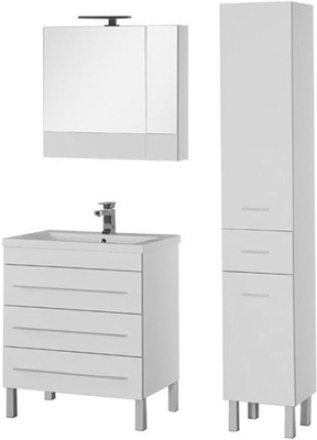 Тумба с раковиной Aquanet Верона 75 212874 Белая