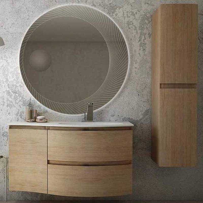 Подвесной шкаф Cezares Vague 34 L 54836 Rovere tabacco, купить, цена, заказать, магазин, доставка, скидка, промокод, купить, цена, заказать, магазин, доставка, скидка, промокод