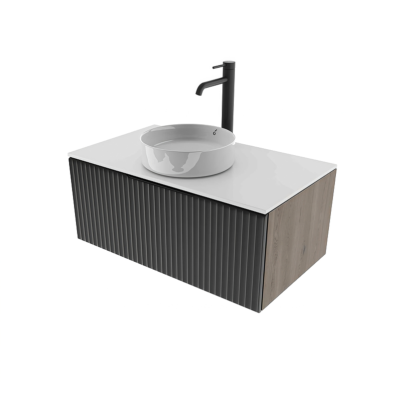 Тумба под раковину ЗОВ Кито Флавио 80 K80FL подвесная цвет Лиони PET, купить, цена, заказать, магазин, доставка, скидка, промокод, купить, цена, заказать, магазин, доставка, скидка, промокод