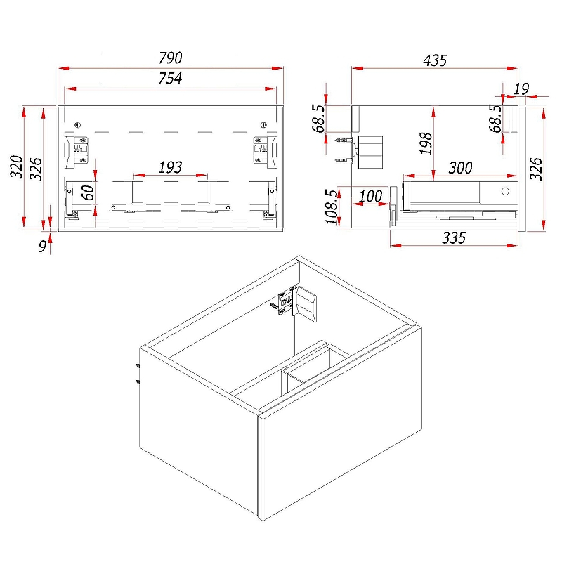 Тумба под раковину ЗОВ Кито Флавио 80 K80FL подвесная цвет Лиони PET, купить, цена, заказать, магазин, доставка, скидка, промокод, купить, цена, заказать, магазин, доставка, скидка, промокод