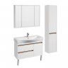 Тумба под раковину Aquaton Нортон 100 1A249001NT010 подвесная Белая глянцевая, купить, цена, заказать, магазин, доставка, скидка, промокод, купить, цена, заказать, магазин, доставка, скидка, промокод
