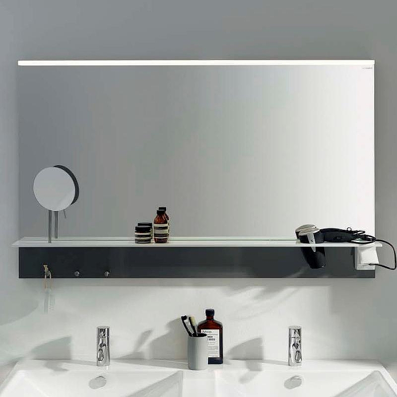 Зеркало Burgbad Eqio 120 SEZQ120F2010 с подсветкой Серое, купить, цена, заказать, магазин, доставка, скидка, промокод, купить, цена, заказать, магазин, доставка, скидка, промокод