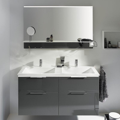 Зеркало Burgbad Eqio 120 SEZQ120F2010 с подсветкой Серое