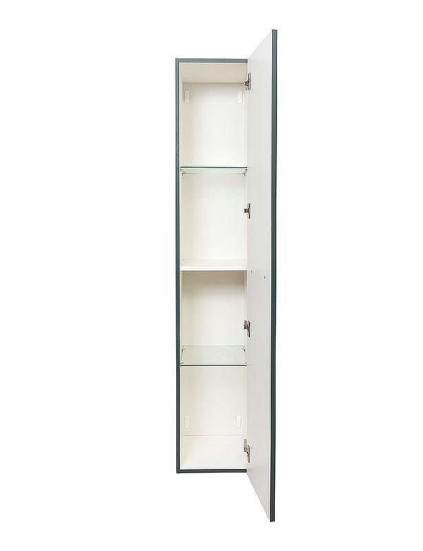 Шкаф пенал La Fenice Cubo 30 FNC-05-CUB-G-30 подвесной Серый матовый, купить, цена, заказать, магазин, доставка, скидка, промокод, купить, цена, заказать, магазин, доставка, скидка, промокод