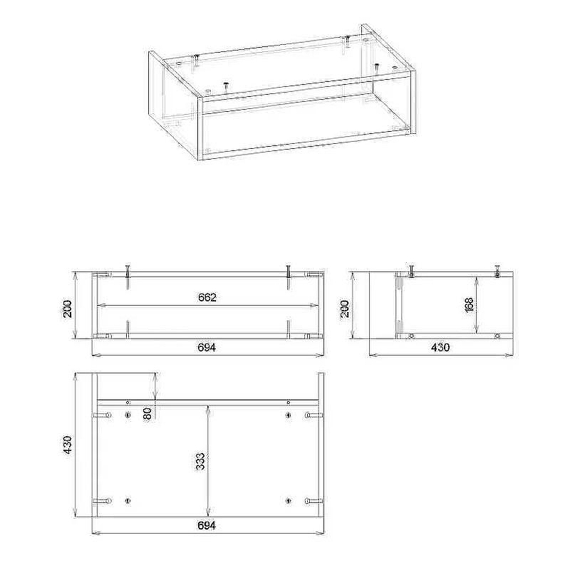 Ниша для тумбы Бриклаер Кристалл 70 4627125414862 Муссон, купить, цена, заказать, магазин, доставка, скидка, промокод, купить, цена, заказать, магазин, доставка, скидка, промокод