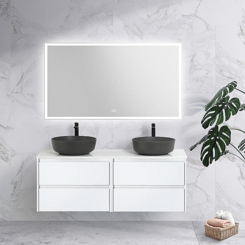 Зеркало BelBagno 140 SPC-GRT-1400-800-LED-TCH-WARM с подсветкой с подогревом с сенсорным выключателем, купить, цена, заказать, магазин, доставка, скидка, промокод, купить, цена, заказать, магазин, доставка, скидка, промокод